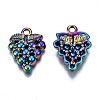 Rainbow Color Alloy Pendants PALLOY-S180-145-NR-4