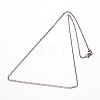 304 Stainless Steel Cable Chain Necklaces NJEW-M124-02P-01-2