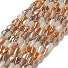 Electroplate Glass Beads Strands EGLA-P065-01A-03-1
