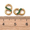 304 Stainless Steel & Rhinestone Connector Charms SA-CBA8C38-06G-4