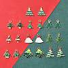 20Pcs 10 Styles Christmas Alloy Enamel Pendants FIND-FS0002-64-9