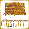 Polyester Metallic Thread Lace Tassel Ribbons OCOR-WH0108-42C-2
