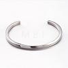 304 Stainless Steel Cuff Bangles BJEW-D434-05P-1