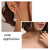 8Pcs 4 Style Brass Micro Pave Clear Cubic Zirconia Pendants FIND-TA0001-74-16