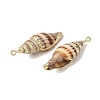 Brass & Natural Shell Pendants SH-CBA27C9-14-2