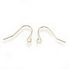 Brass Earring Hooks X-KK-S348-217-2