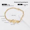 Vintage 304 Stainless Steel Link Bracelets for Women CS6092-3-1