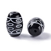 Tibetan Style dZi Beads TDZI-Z001-07-3