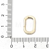 Brass Micro Pave Cubic Zirconia Spring Gate Rings X-KK-U062-49G-3