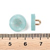 1-Hole Resin Alloy Shank Buttons FIND-B065-03G-08-3