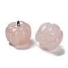 Natural Rose Quartz Bell Pepper Figurines G-Q190-02P-02-2