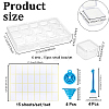 6 Sets 15 Grids Rectangle Plastic Organizer Boxes CON-GA0001-39B-2