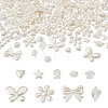 Craftdady 180Pcs 9 Style ABS Plastic Imitation Pearl Beads OACR-CD0001-08-10