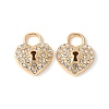 Alloy Crystal Rhinestone Pendants PALLOY-E775-17G-1