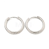 Brass Hoop Earrings EJEW-L211-08F-P-1