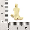 Brass with Cubic Zirconia with Enamel Pendant KK-Q814-22G-4
