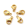 304 Stainless Steel Lobster Claw Clasps X-STAS-AB12-G-1