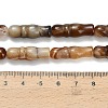 Natural Banded Agate Beads Strands G-Z144-A01-01B-5