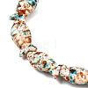 Dyed Synthetic Turquoise Beads Strands GG-CBAAE19-08A-3