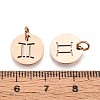 304 Stainless Steel Charms STAS-Q201-T445-3R-3