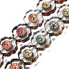 Electroplated Transparent Glass Beads Strands GL-CBA98F0-05F-1
