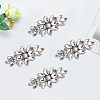 6Pcs Flower Glitter Hotfix Glass Rhinestone DIY-GF0014-62A-7