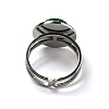 304 Stainless Steel Open Cuff Rings STAS-Z060-06P-4