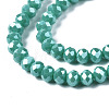 Electroplate Glass Beads Strands EGLA-A034-P10mm-A03-2