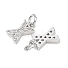 SHEGRACE Brass Micro Pave Clear Cubic Zirconia Pendants XGRQ29815-394P-X-2