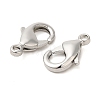 Rack Plating Brass Lobster Claw Clasps KK-F090-27P-03-2