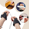 2Pcs 2 Styles Cowhide Adjustable Sewing Palm Rest DIY-NB0016-52-4