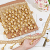 Curtain Plastic Beaded Fringe Trim OCOR-WH0090-69D-3