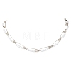 Round Imitated Pearl Acrylic Dangle Earrings & Necklaces Sets SJEW-JS01363-3