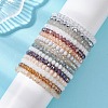 15Pcs Electroplate Glass Beaded Bracelets BJEW-JB13022-5
