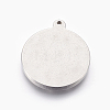 Non-Tarnish 304 Stainless Steel Pendants X-STAS-E444-07-2