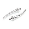 Tibetan Style Alloy Pendants TIBEP-T054-12AS-2