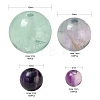 340Pcs 4 Style Natural Fluorite Beads G-LS0001-49-3