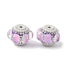 Sparkling Acrylic Rhinestone Beads CLAY-NH0003-01S-03-1