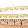 Electroplate Glass Beads Strands EGLA-L045-C-FR02-4