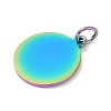 Ion Plating(IP) 304 Stainless Steel Pendants LS-STAS-I311-33E-RC-2
