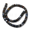 Natural Dumortierite Beads Strands G-A280-A11-02-3