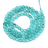 Dyed Natural White Jade Beads Strands G-T139-4mm-60-15-2