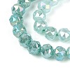 Anti-Tarnish Electroplate Glass Beads Strands GLAA-N064-6mm-08-3