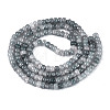Ombre Effect Dyed Glass Beads Strands GLAA-Q106-05A-A17-2