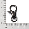Ion Plating(IP) 304 Stainless Steel Swivel Lobster Claw Clasps STAS-I117-01B-01-3
