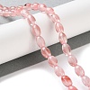 Cherry Quartz Glass Beads Strands G-I369-B22-01B-2