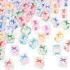 50Pcs Acrylic European Beads MACR-TADJ0001-13X-3