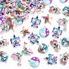 Opaque Resin Pendants RESI-D016-03A-1
