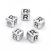 Plated Acrylic Beads X1-PB43C9308-R-1