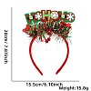 Christmas Plastic Hair Bands PW-WGEA057-09-1